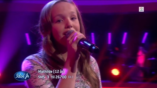 Mathilde (12) synger Britney Spears’ «I’m Not A Girl, Not Yet A Woman» i Idol Junior