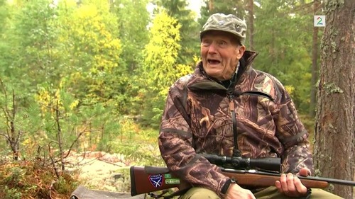 Ole Andreas (99) jaktet elg med spyd