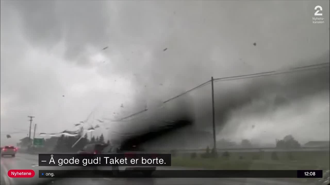 Enorm tornado feide gjennom Michigan