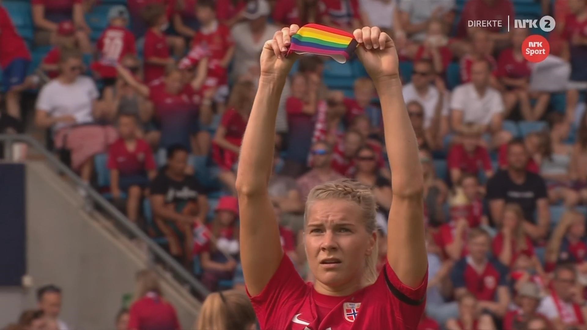 Ada Hegerberg feiret scoring med Pride-markering