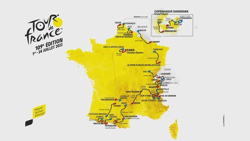 Slik er hele Tour de France-løypen