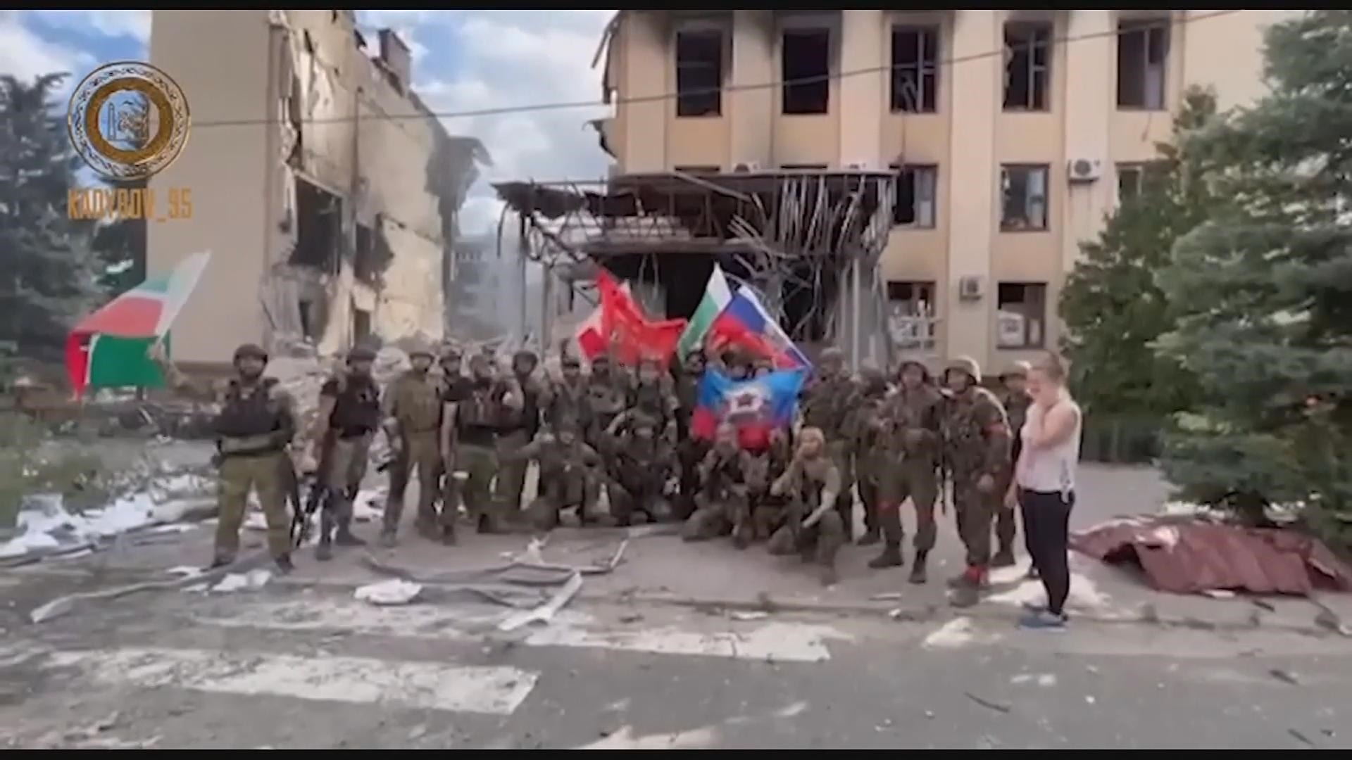 AP: Video viser angivelig tsjesjenske  soldater i Lysychansk