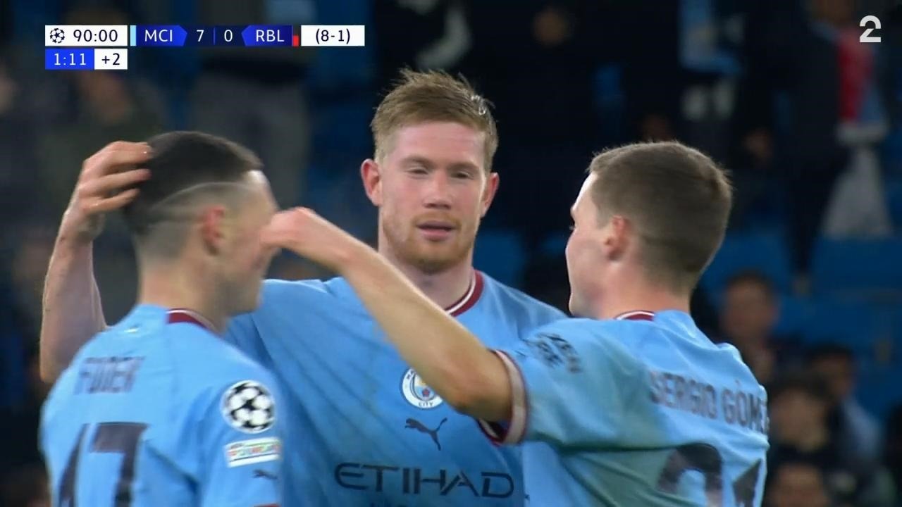 Kevin De Bruyne saves the best for last, it's 7. 💫