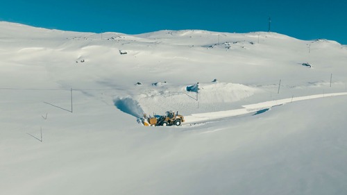 Spektakulære bilder – nå forsvinner snøen 