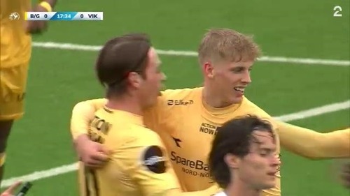 Mål: Grønbæk 1-0 (18)
